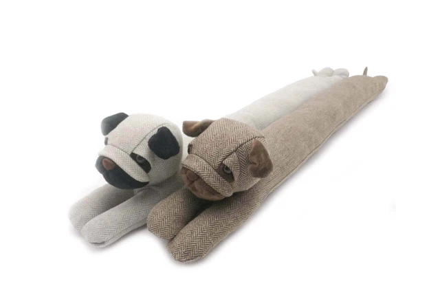 Lot De 6 Boudins De Porte Isolants – Anti-froid Hermétique – 82 Cm – Marron – C Utile