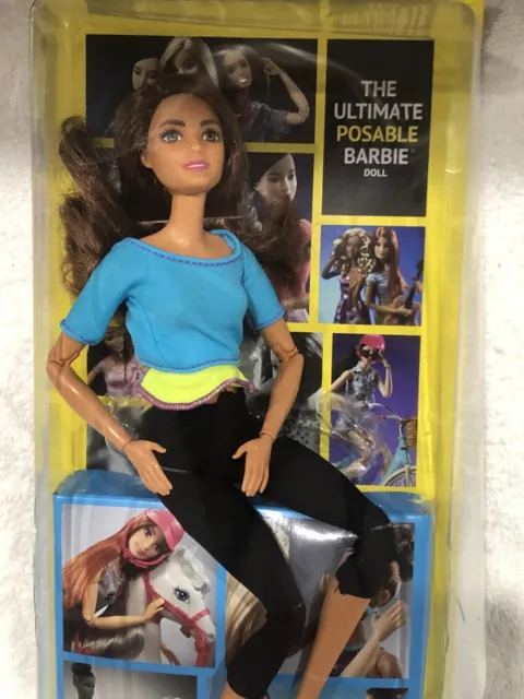 BARBIE MADE TO Move Doll Blue Top Ultimate Posable 11 Doll 22