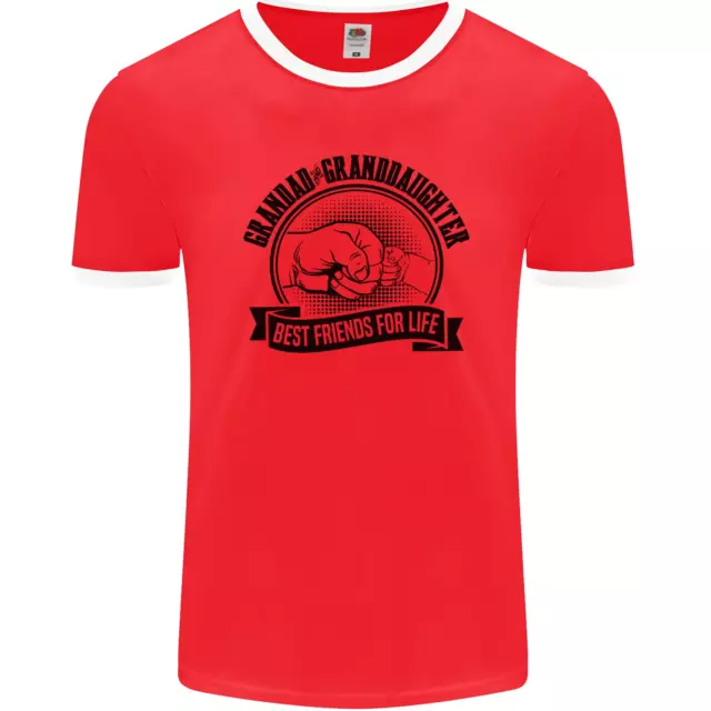 Grandad & Granddaughter Grandparents Day Mens Ringer T-Shirt FotL