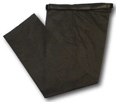 Grigio Scuola Uniforme Lungo Pantaloni Con Tasca Posteriore & Cintura - Up A