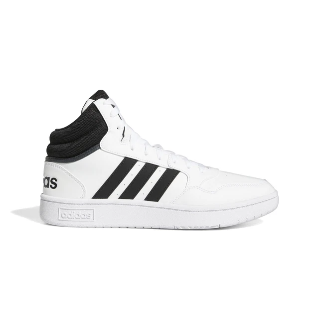 adidas Hoops 3.0 Mid - cblack/cblack/ftwwht / Gr: 8