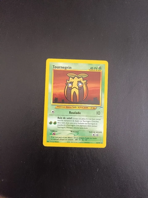 Carte Pokémon Tournegrin 83/105 Commune Neo Destiny Wizards FR EXC