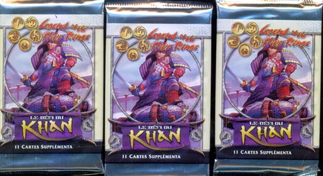 L5R 3 Boosters Le Defi Du Khan Vf