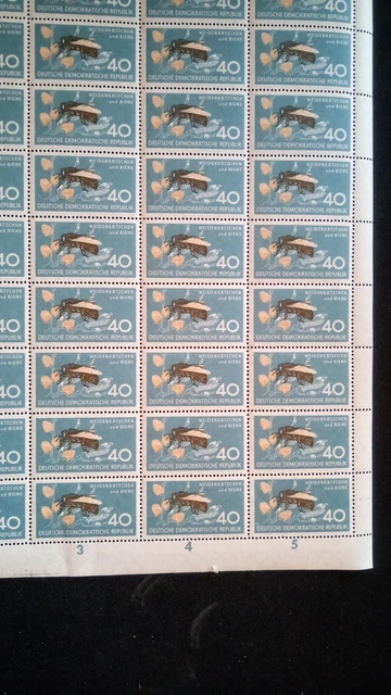 DDR 1959 kpl. Bogen Mi 692 Postfrisch siehe Fotos (A 8254) 5