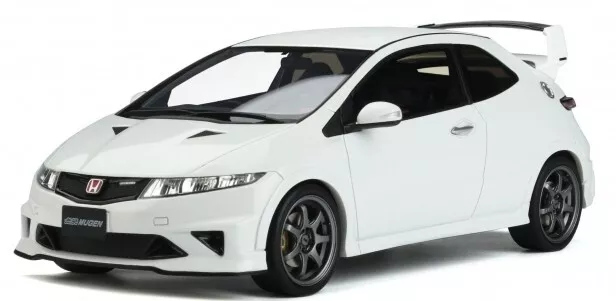 Honda Civic FN2 Type R Mugen 2010 White 1/18 - OT735 OTTOMOBILE