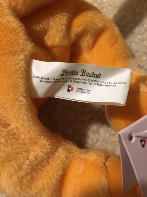 FRUITS BASKET KYO Sohma Cat Laying Down 12" Plush Natsuki Takaya ...
