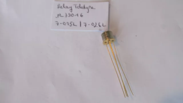 Relay Teledyne J411 - M39016-7  Military relay non-latching SPDT TO-5 :  x1