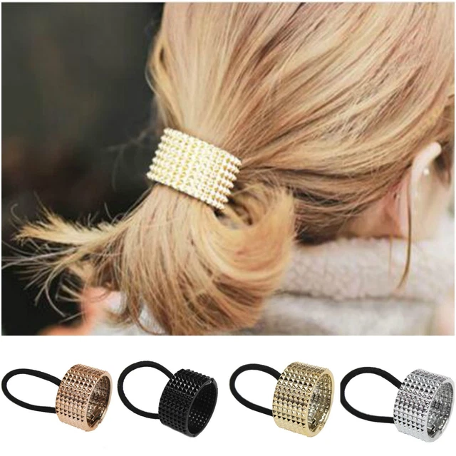 BACHCA Paris | Haargummi mit Metall Charm in Gold Haar Accessoire BACHCA Paris | Haargummi mit Metall Charm in Gold Haar Accessoire