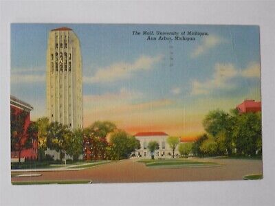 Ann Arbor, Michigan MI ~ University of Michigan Mall  1943 <