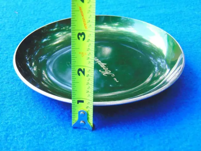 KONGSVALD Green Dish Designe OLDEN Norway Retro modern 6" Tray Round Plate HJ 3