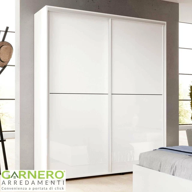 Armadio Guardaroba Swift 3 Ante Bianco - Made In Italy - Foto 10