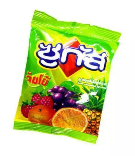 8 x FRITT Chewy Candy XXL Cherry Orange Lemon Berry Flavor Mix Vitamin 70g  2.5oz