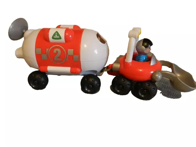ELC Happyland Space Rover Vehicle, Digger and Figures - VGC