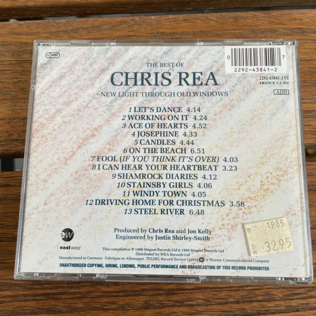 New Light Through Alt Windows: The Best Of Chris Rea CD/ 1988/ 🔝 Sammlerstück 2