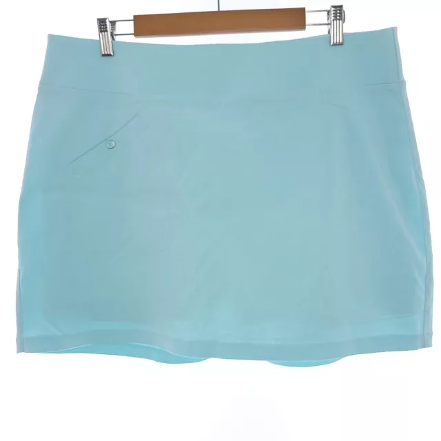 Jamie Sadock Simplicite Solid Blue Golf Skort Size XL