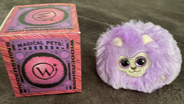 HARRY POTTER Wizarding Trunk PURPLE Pygmy Puff PROMO Plush Weasley Sparkle Eyes!