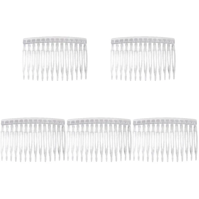 50 pcs Bridal Comb Barrette Hair Combs Accessories French Side Comb