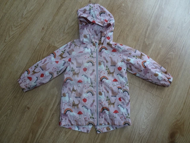Giacca con cappuccio leggera NEXT ragazza motivo animale rosa ETÀ 2 - 3 ANNI