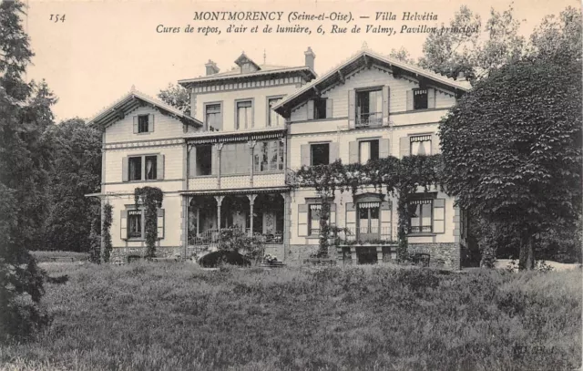 Cpa-Montmorency Villa Helvetia (126525)