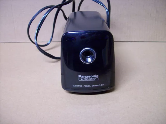 Panasonic KP-380 Electric Pencil Sharpener Auto-Stop Sharp Point TESTED!