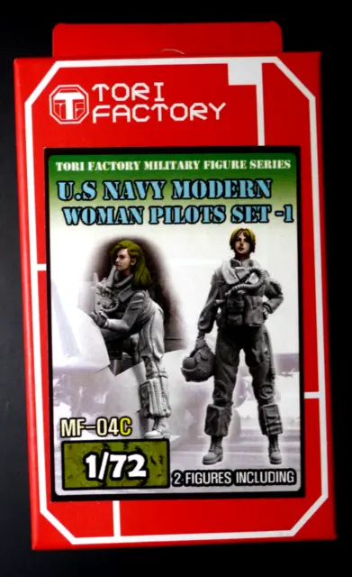 Tori Factory MF-04C - 1:72 US Navy Modern Woman Pilots Set (2 Figuren) 3D gedr.