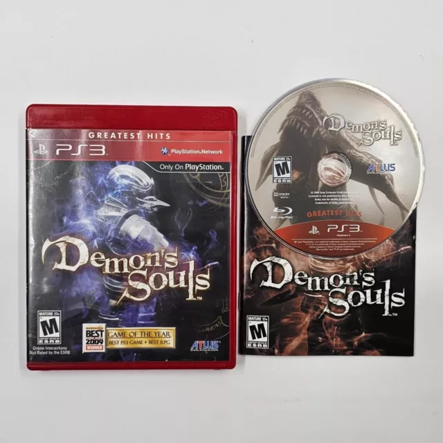 Demons Souls PS3 Playstation 3 Game + Manual 25f4