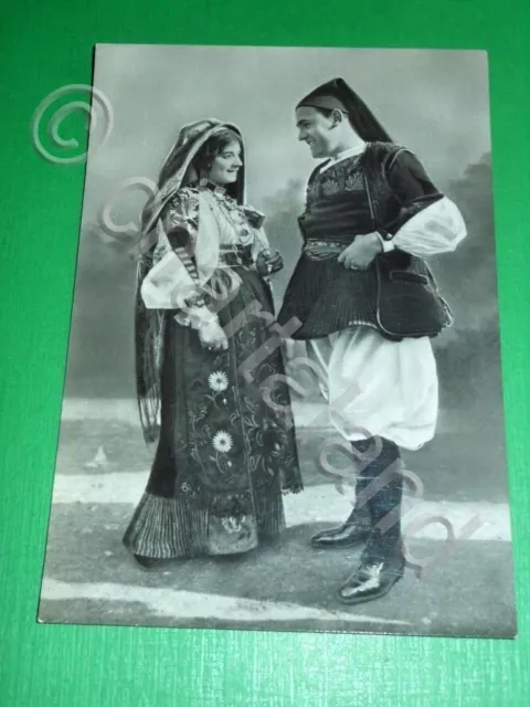 Cartolina Costumi Sardi - DORGALI 1950 ca