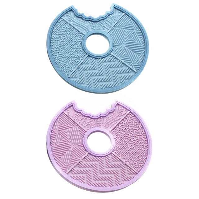 2 pz strumento per trucco pennello trucco pad peeling pennello trucco blu pennello per trucco