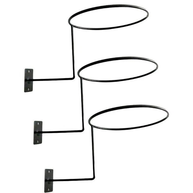 Lots 6 Wall Mounted Helmet Holder Metal Stand Hook Hat Display Rack Hanger Bike