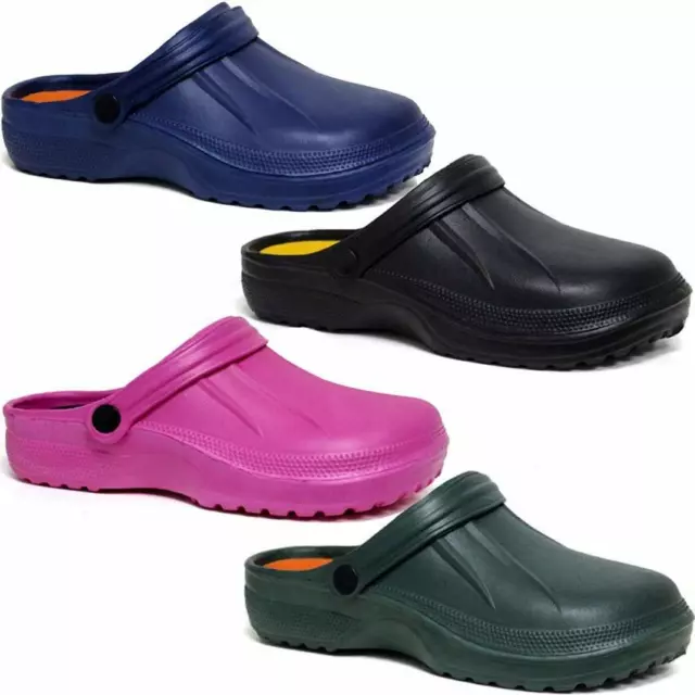 Ladies Clog Mules Slipper Nursing Garden Beach Sandals Hospital Rubber Shoes