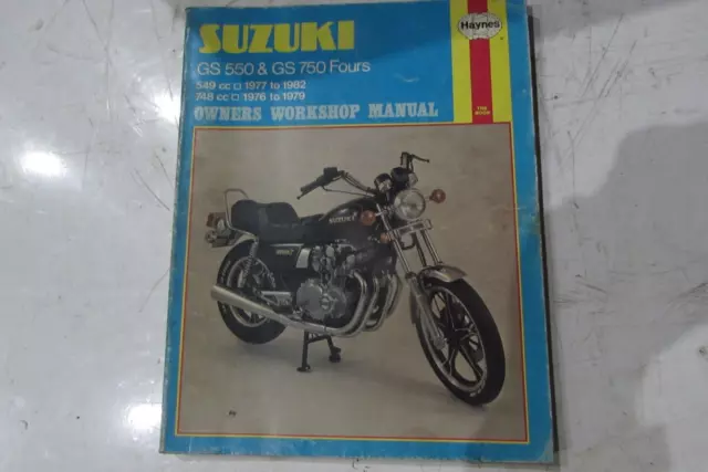 Suzuki Gs550 Gs750 Fours Owners Workshop Manual R66