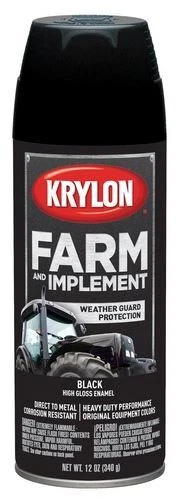 Krylon 1931 Farm Gloss Black 12oz
