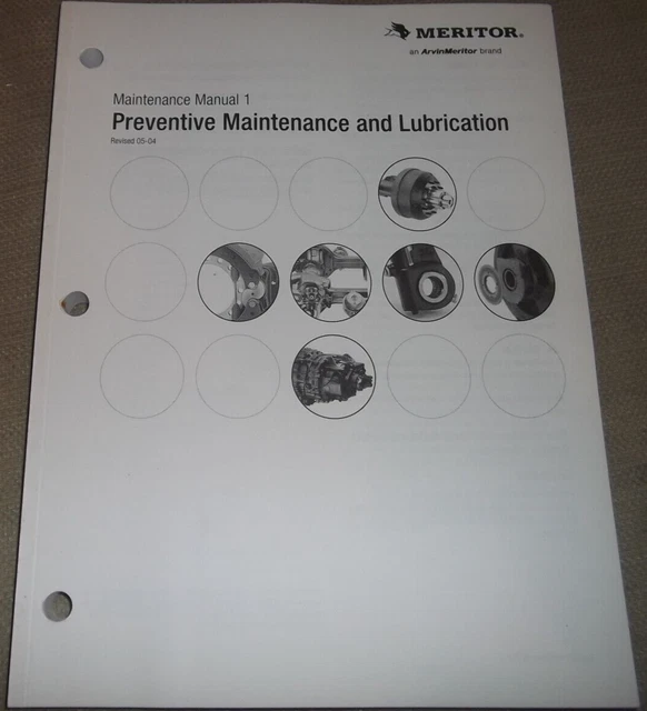 Meritor Frizioni Guida Linee Assali Freno Cura E Lubrificazione Libro Manuale