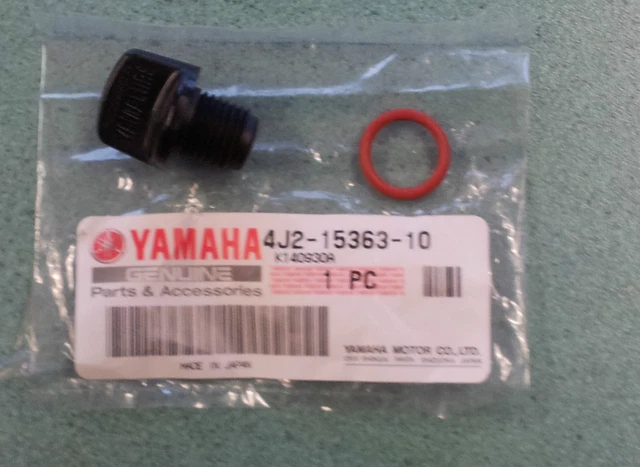YAMAHA PW50 GEAR Oil Filler Cap And O Ring. Genuine Yamaha