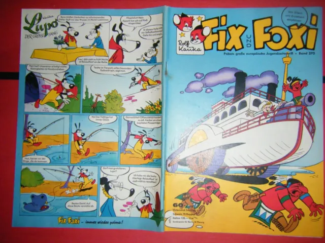 Rolf Kaukas : " Fix und Foxi " Pabel Nr.  370, . guter Zust.( 1-2,2 )