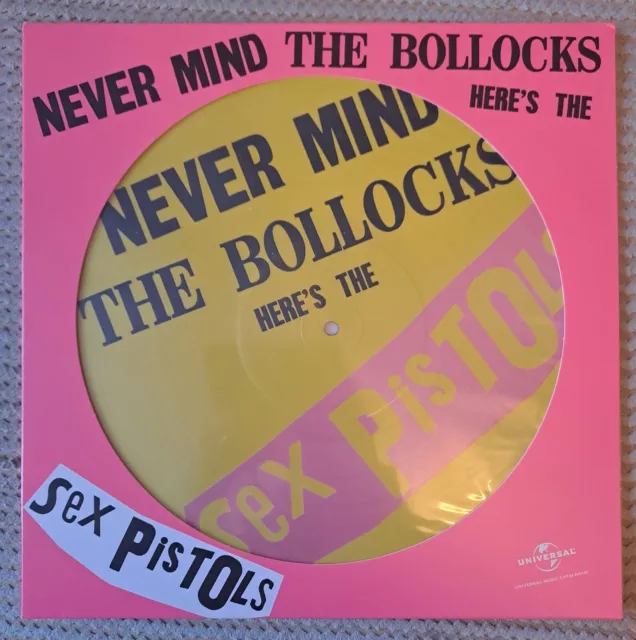 SEX PISTOLS, Never Mind The Bollocks, Picture disc vinyl LP RSD 2015 NM RARE