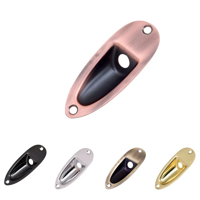 Piastra di ingresso in metallo per chitarra stile strat con viti vari colori