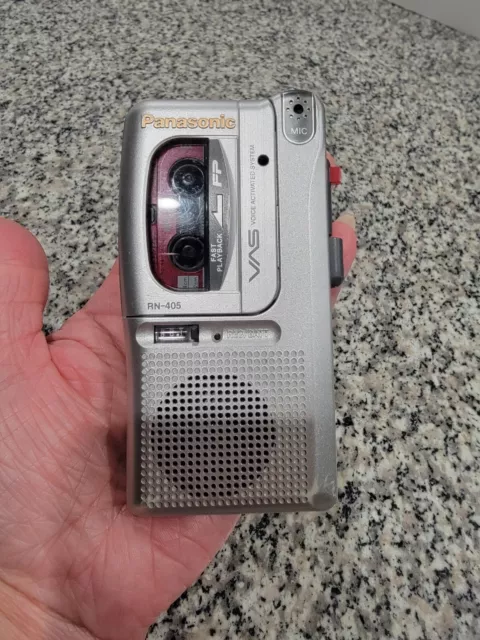 Panasonic RN-405 Handheld Cassette Voice Activated Recorder Multi Speed