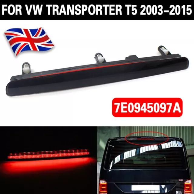 LED High Level Brake Light For VW T5 T6 Transporter Caravelle Multivan Barn Door