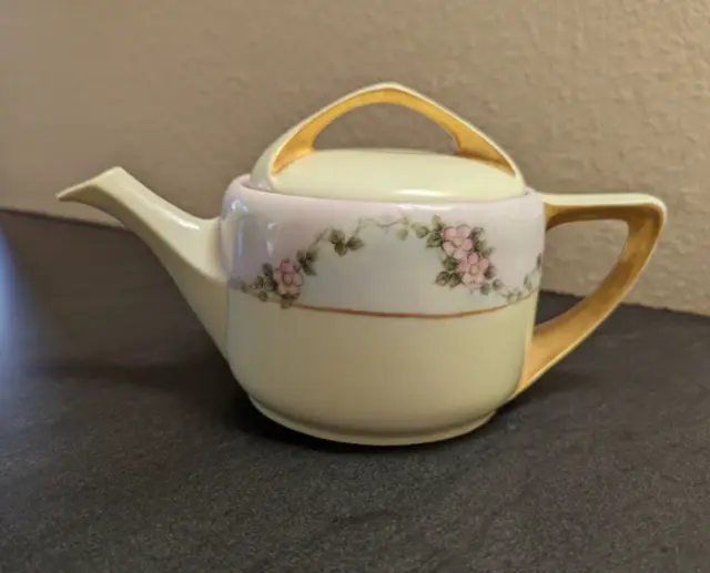 ROSENTHAL Selb Bavaria DONATELLO Floral Design TEAPOT signed and dated