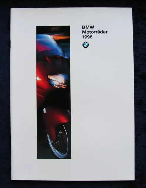 BMW Motorrad  R 1100 R, RS, GS, RT, K-Reihe Prospekt 1996 48 Seiten