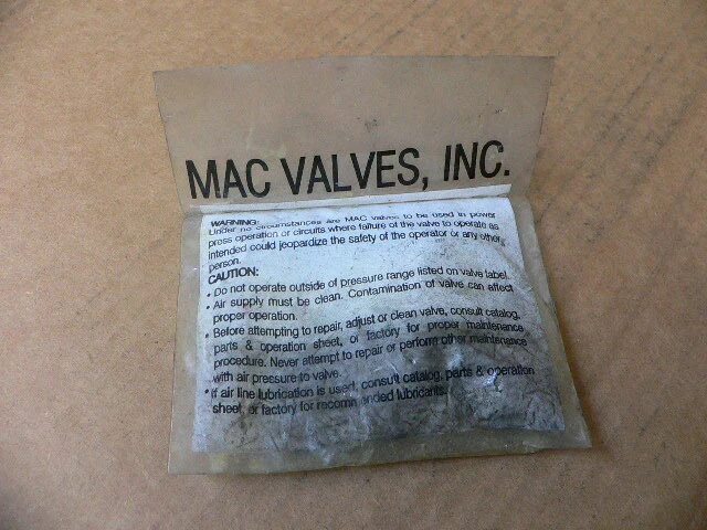 Mac K-00015C Repair Kit For Solenoid Valve
