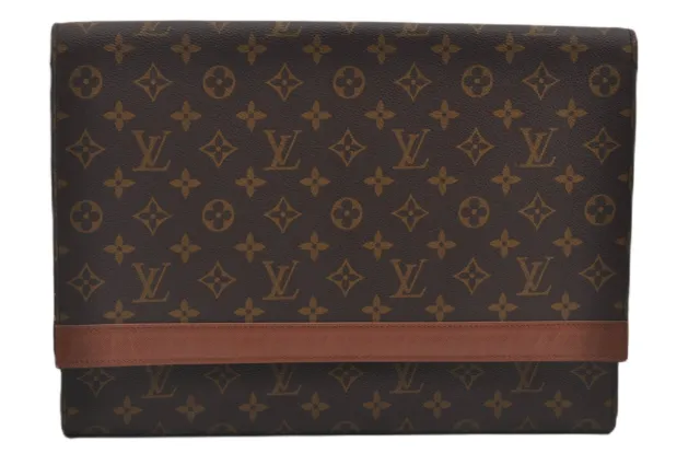 Authentic Louis Vuitton Monogram Porte Envelope Documents Case M51801 LV 6236G