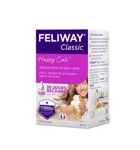Feliway Classic  Anti-Stress pour Chat  Recharge 48 ML