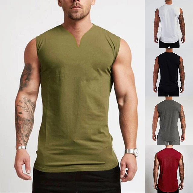 Hommes Gilet SPORTS Été Sweat Preuve T-Shirt Chemisier Marque Neuf