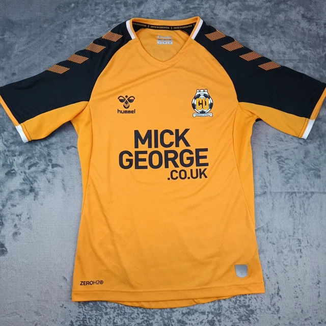 Cambridge United 2019/2020 Home Football Shirt Jersey Hummel Small S