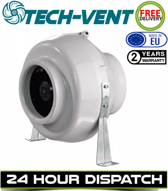 150mm Powerful Blauberg UK Duct Centrifugal Extractor Fan for Kitchens, Bathroom