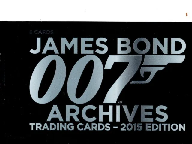James Bond 007 Archives Édition 2015 Lot Complet De 90 Cartes Base