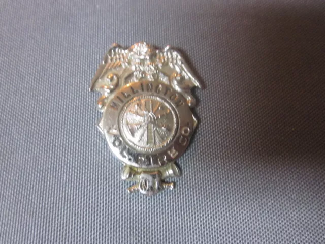 Vintage  MILLINGTON NJ new jersey VOL. FIRE CO. Mini BADGE