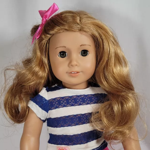 18" American Girl JLY Truly Me Doll Strawberry Blonde Red Hair, Hazel Green Eyes